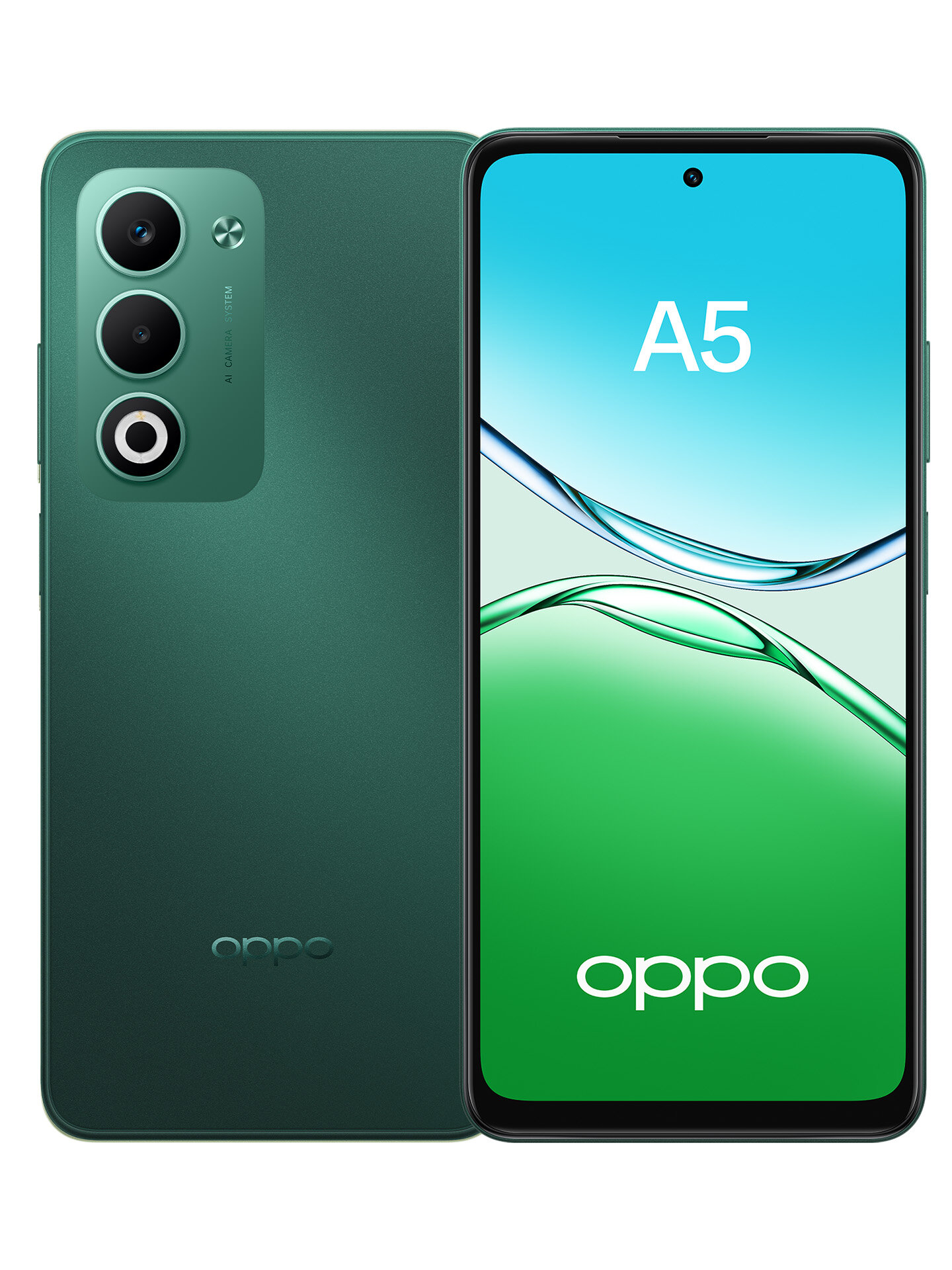 Смартфон OPPO A5 8/256 Гб, цвет аквамарин, IP 65 защита, 6000 мАч — фото 1