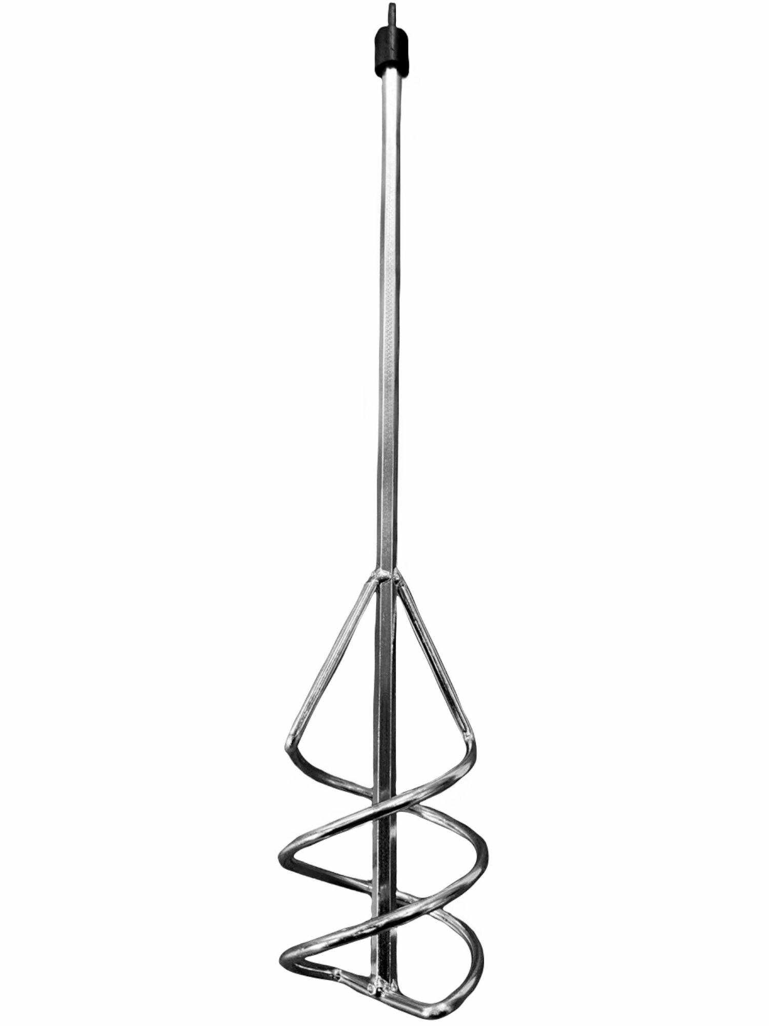 Насадка-миксер для гипса Vertextools 0026-80-400 HEX 80x400 мм  сталь