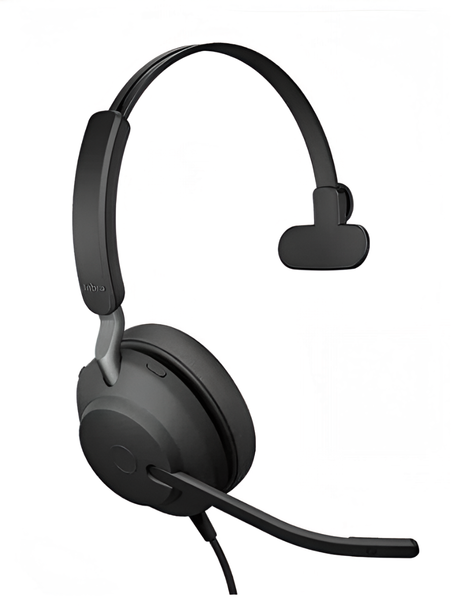 Проводные Jabra Evolve2 40 (MS) с микрофоном / USB / шумоподавление, блок управления/ проводная /Mono (24089-899-999)