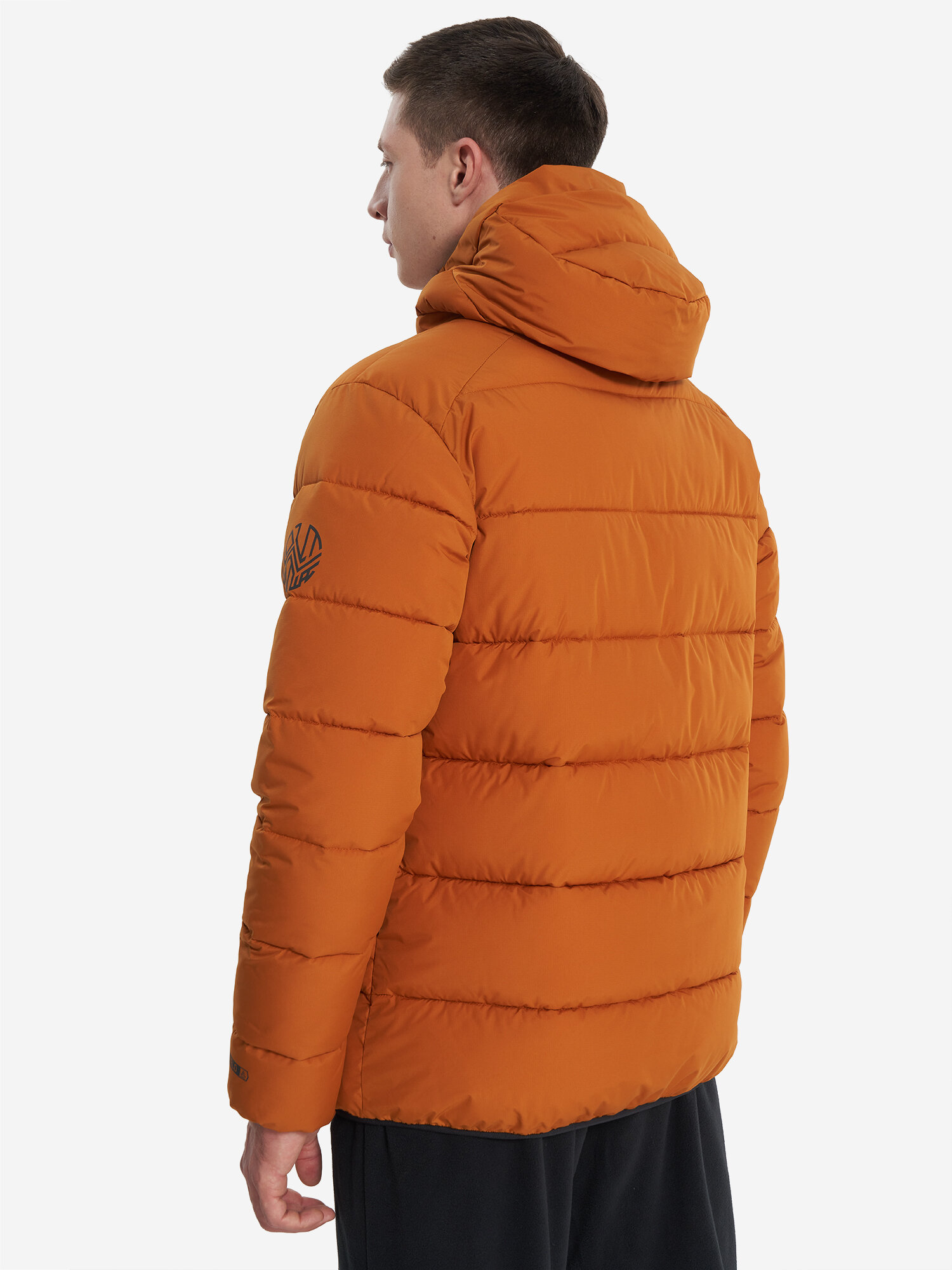 Пуховик OUTVENTURE, размер 46, коричневый — фото 1