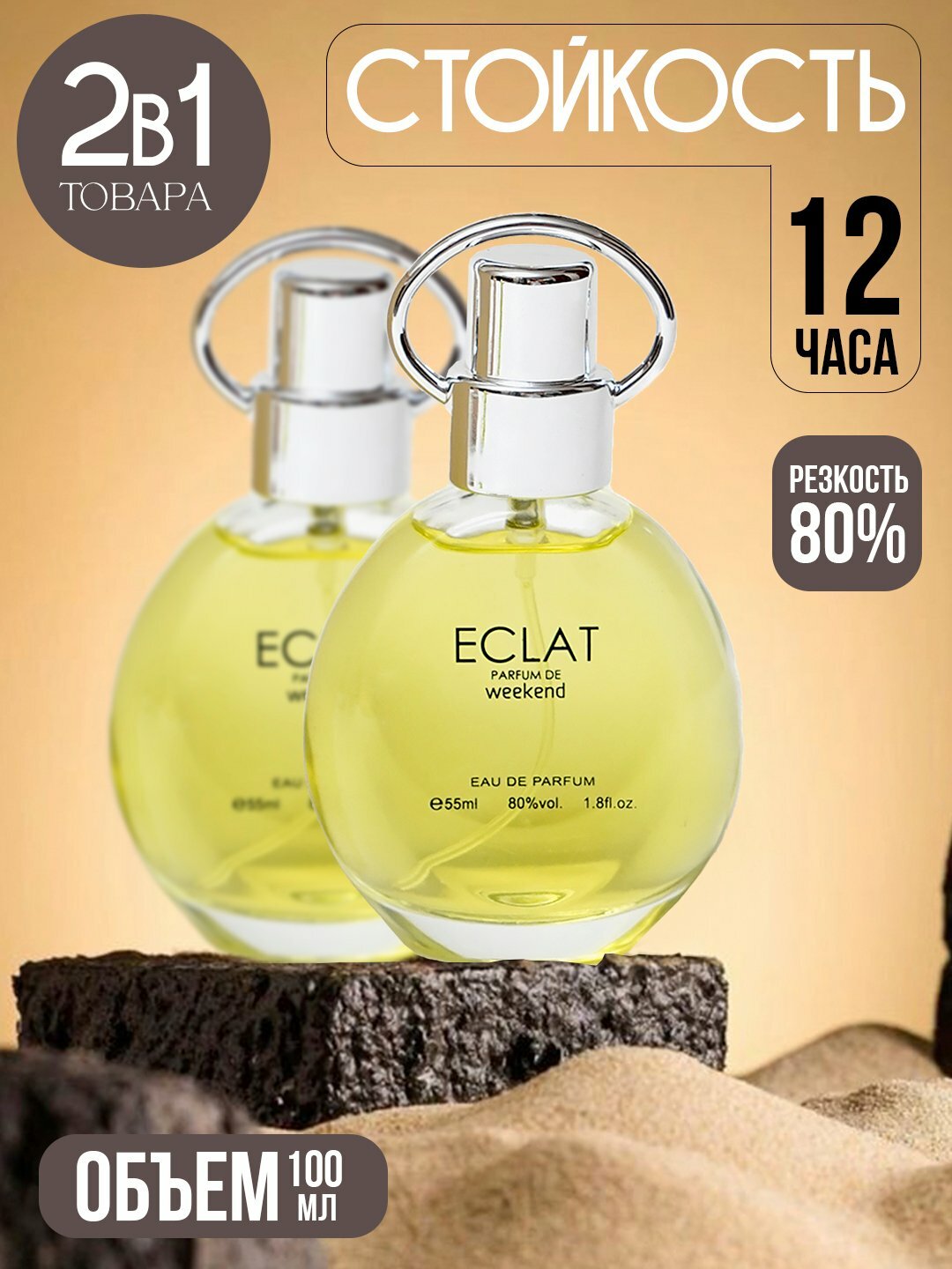 Парфюмерная вода ECLAT parfum de weekend , для женщин, 50 мл