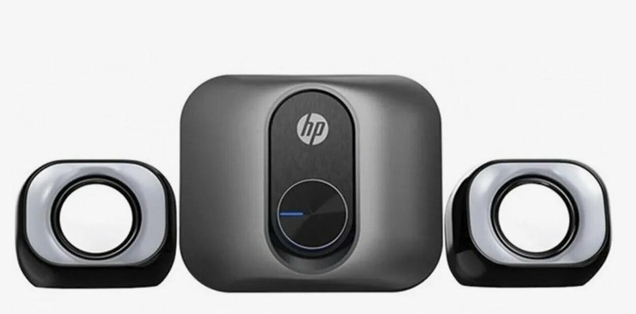 Колонки Hp DHS-2111S со стереосистемой для компьютера и ноутбука 2 в 1 mini jack 3.5+USB