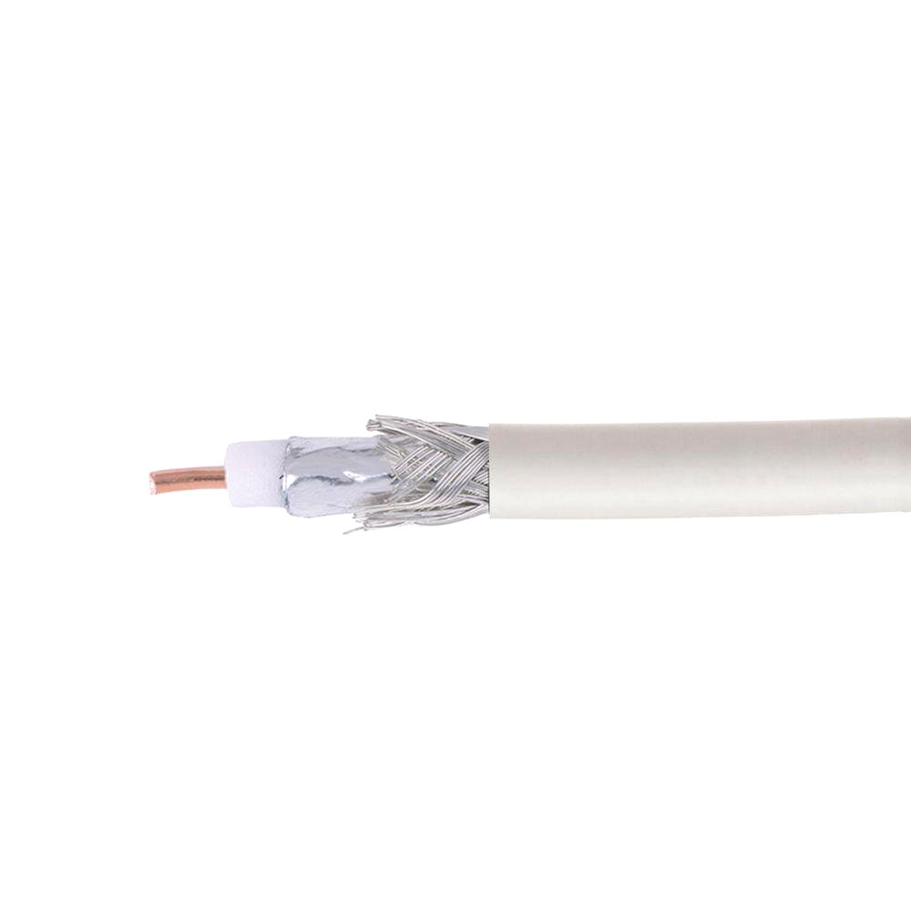 Кабель коаксиальный Cablexpert  RG-6U-CS-1 75 Ом 64% 0.8 мм CCS белый 100 м
