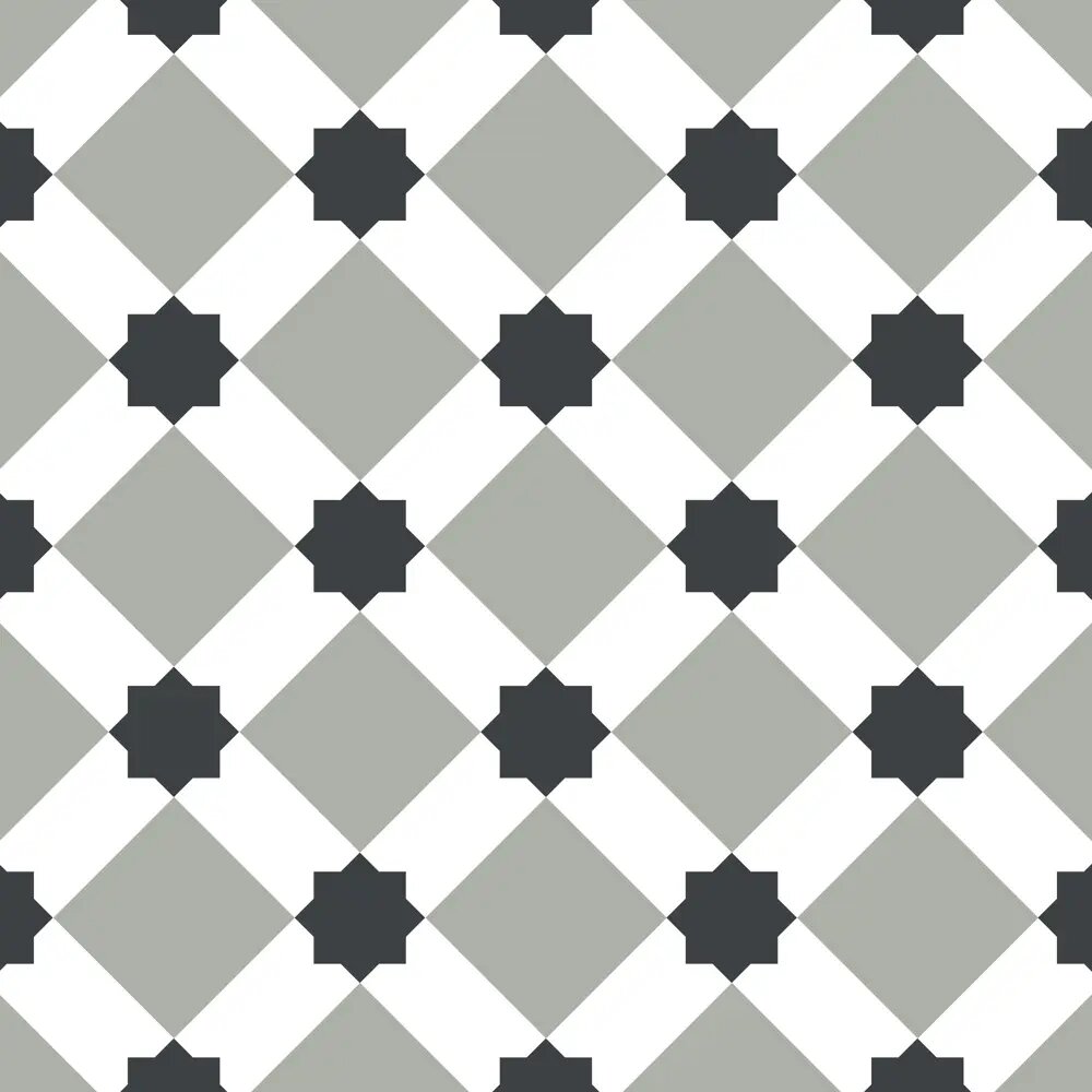 Церсанит Старлайт керамогранит глазурованный матовый 298x298x8мм (1.154м²) серый