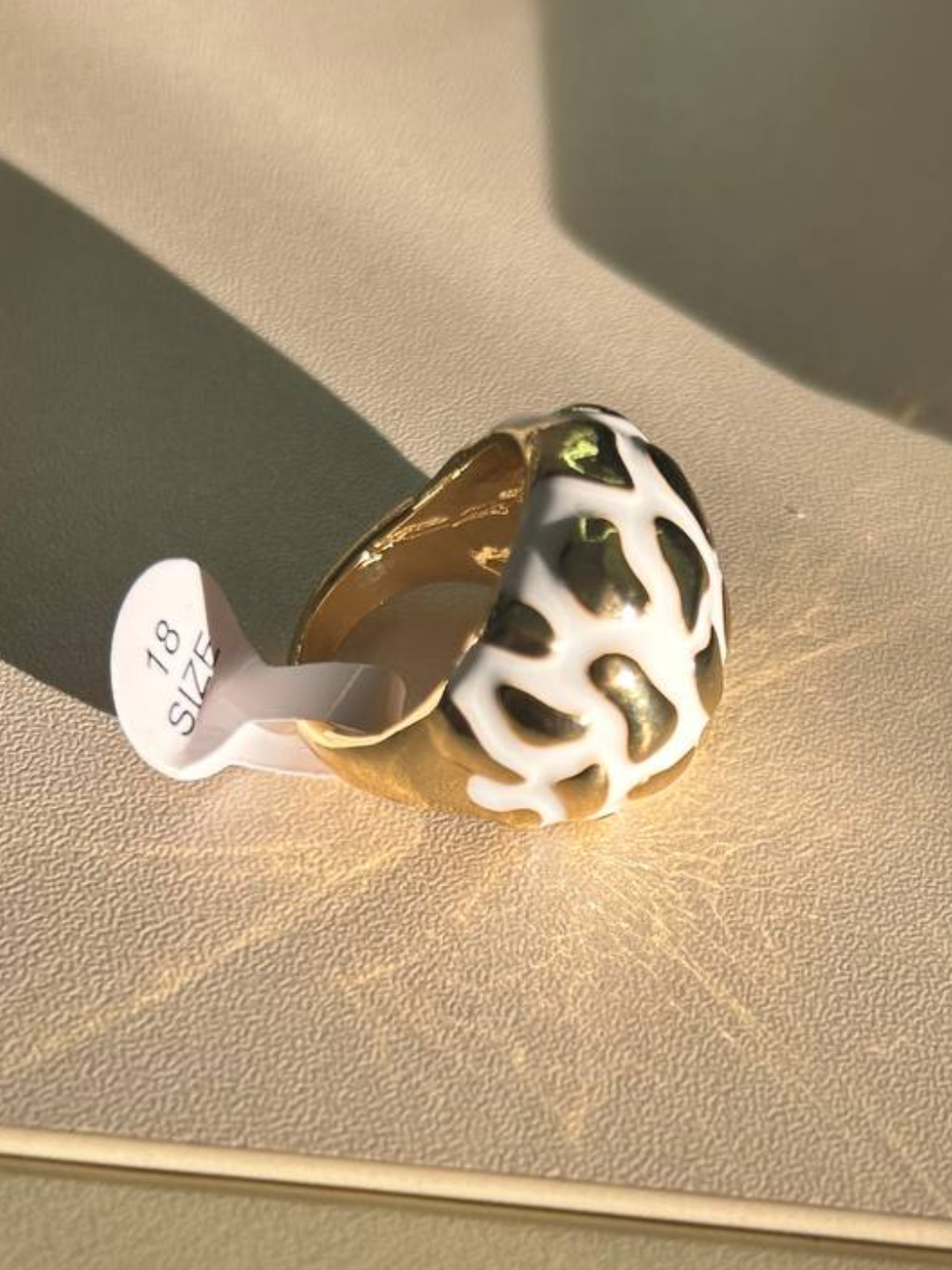 Кольцо-кулон XUPING JEWELRY, размер 18, ширина 28 мм, gold — фото 1