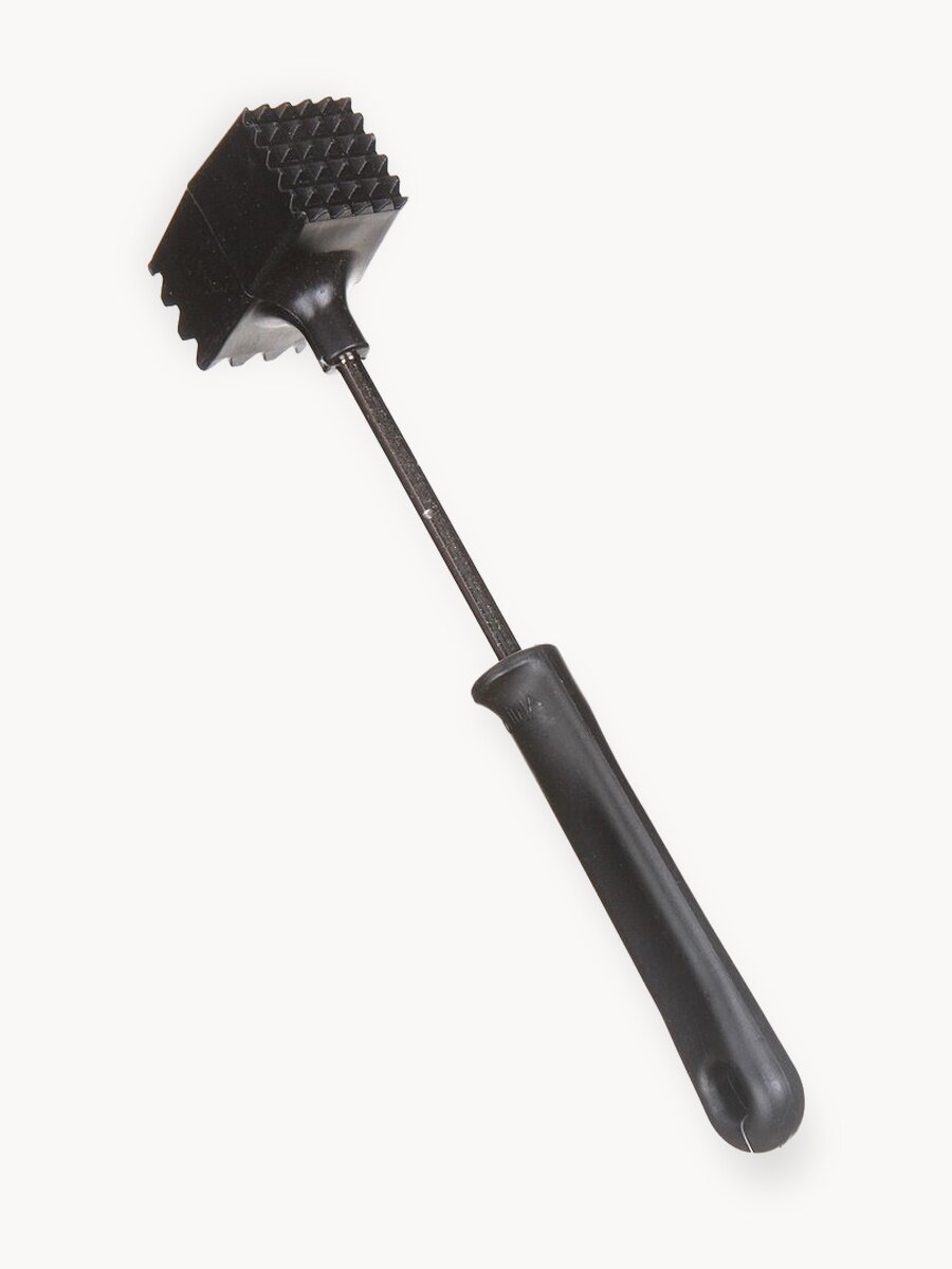 Молоток для отбивания мяса двусторонний 25 см, каучук/нержавеющая сталь