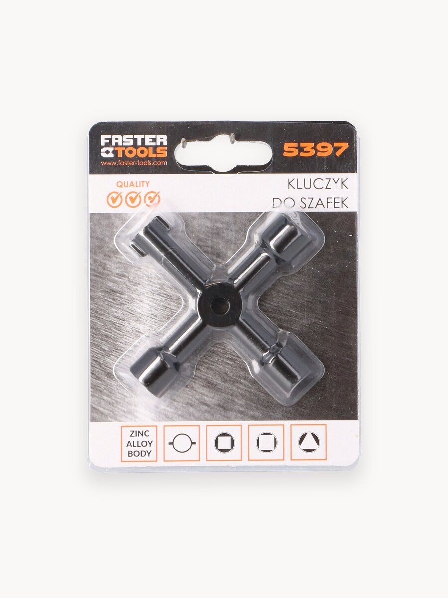 Ключ FASTER TOOLS для электрошкафов