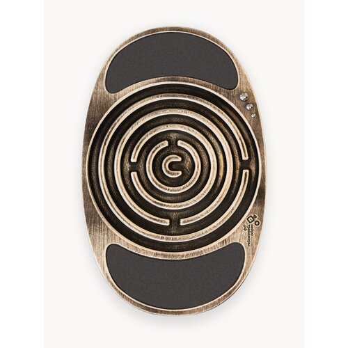 Балансборд (балансир) лабиринт мини для детей ЭВА, цвет кофе