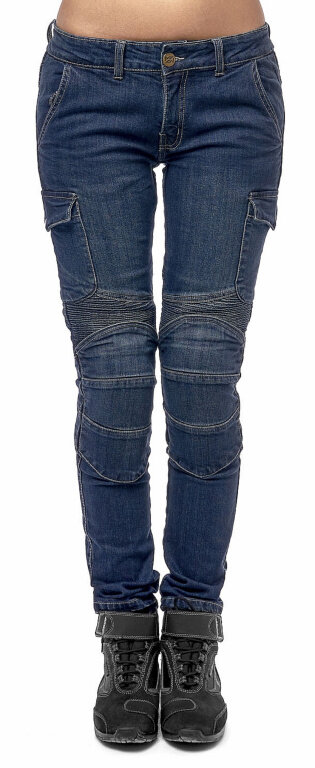 Moteq Женские мотоджинсы Nargiz Women XXL синие (14)