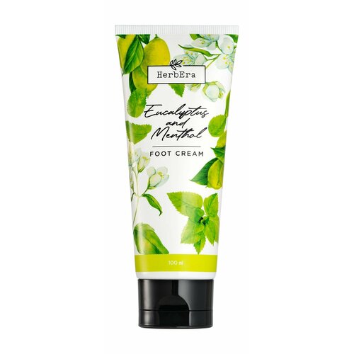 Крем для ног с ароматом эвкалипта и ментола / HerbEra Eucalyptus and Menthol Foot Cream