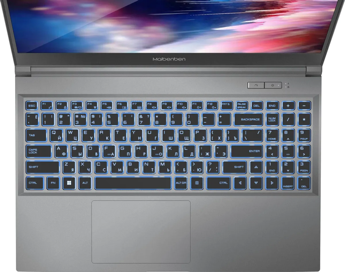 Ноутбук MAIBENBEN X565 X565FSFALGRE0 (15.6", Ryzen 5 6600H, 16Gb/ SSD 512Gb, GeForce® RTX 3050 для ноутбуков) Серый
