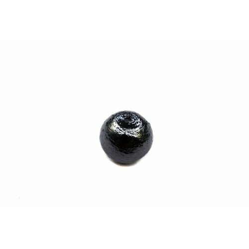 Хлопковый жемчуг Miyuki Cotton Pearl 8мм, цвет Black, 744-004, 1шт хлопковый жемчуг miyuki cotton pearl 8мм цвет off white 744 002 1шт