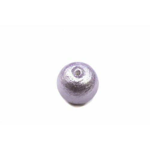 Хлопковый жемчуг Miyuki Cotton Pearl 12мм, цвет Lavender, 744-027, 1шт