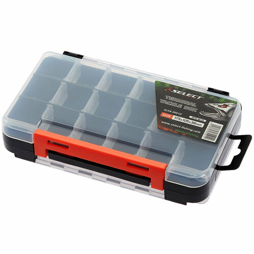 коробка select terminal tackle box slhs 007 13 3х6 2х2 5cm Коробка Select Terminal Tackle Box SLHX-2001D 17.5х10.5х3.8см