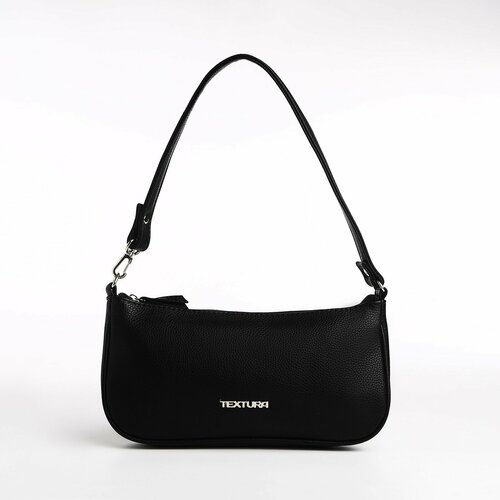 фото Сумка багет textura, черный