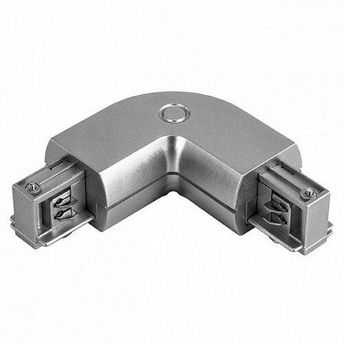 Соединитель с токопроводом угловой L-образный для треков Mebelion Barra 504129 198₽