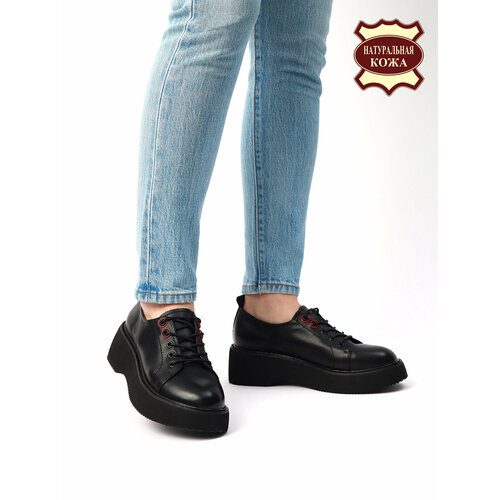 фото Полуботинки brado, размер 39, черный