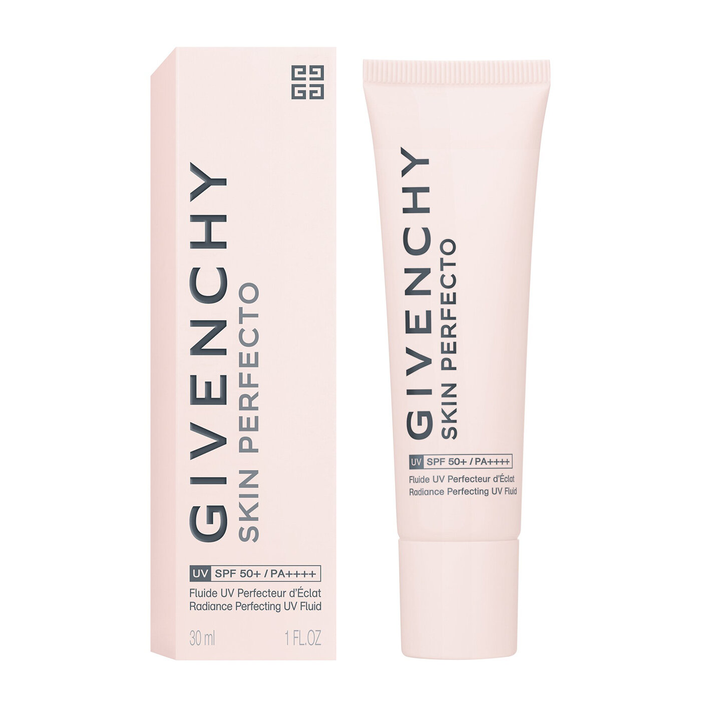 Солнцезащитный флюид для сияния кожи лица и шеи Givenchy Skin Perfecto Fluide Uv SPF 50+/Pa ++++ 30 мл .