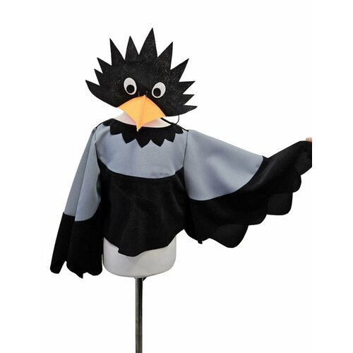 фото Карнавальный костюм вороны сороки детский для девочки мой карнавал