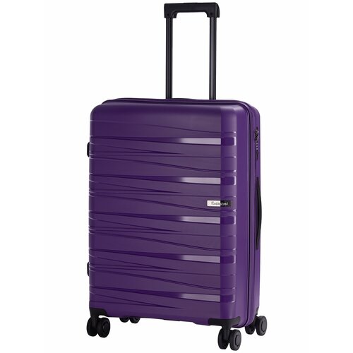 Чемодан Robinzon Corsica, 68 л, размер M, фиолетовый чемодан robinzon corsica 100 л размер l серый