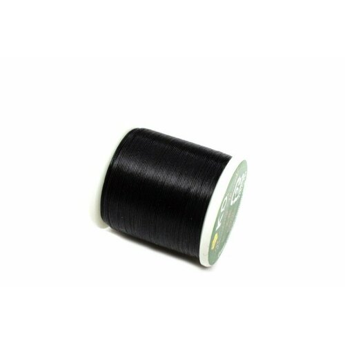 Нить для бисера K.O. Beading Thread, цвет 02BK черный, длина 50м, 100% нейлон, 1030-278, 1шт