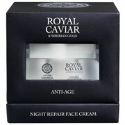 Интенсивный ночной крем Natura Siberica Royal Caviar для лица с пептидами anti-age, 50 мл