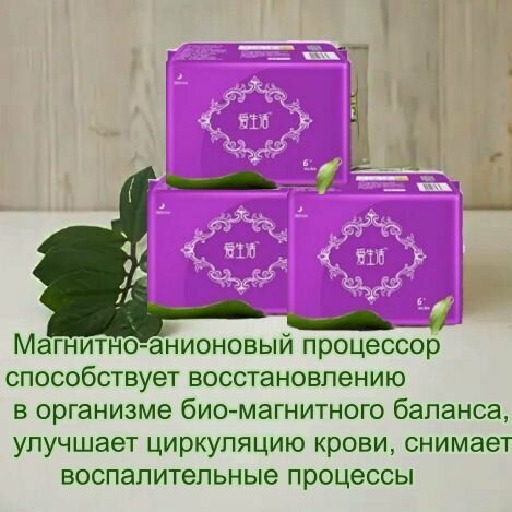 Изображение Прокладки ежедневные анионовые при недержании мочи у женщин 6штук