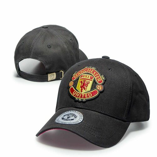 фото Бейсболка atributika & club, размер 55-58, черный, красный