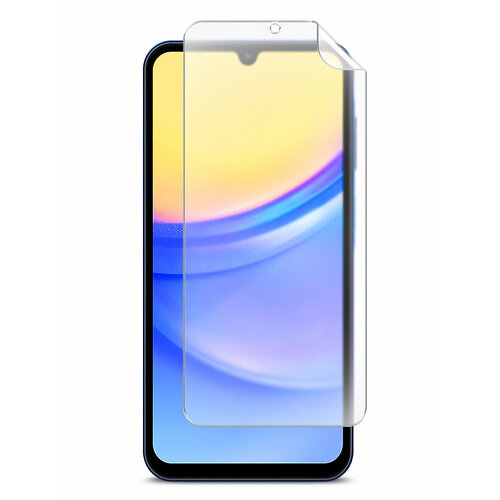 Защитная пленка для Samsung Galaxy A15 (Самсунг Галакси А15) на Экран матовая гидрогелевая силиконовая клеевая основа полноклеевая, Brozo