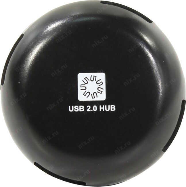 Концентратор 5bites HB24-200BK 4 порта USB2.0, черный - фото №6