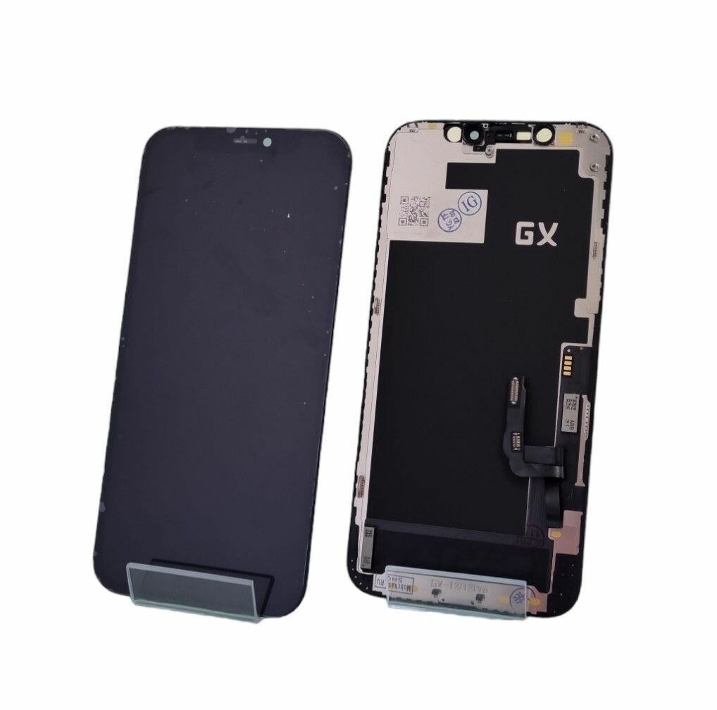 Дисплей iPhone 12/iPhone 12 Pro с сенсором черный (OLED GX PREMIUM)