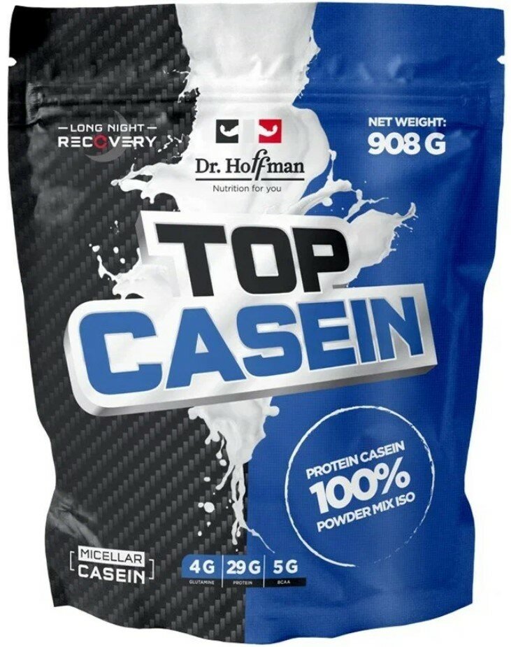 Казеиновый Молочный Протеин "Dr Hoffman Top Casein" 900 гр Шоколад