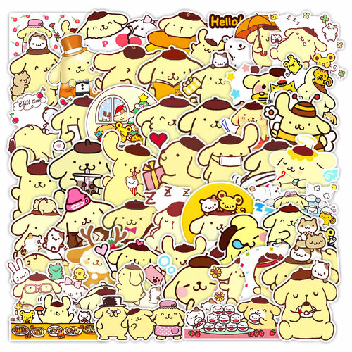 Наклейки Помпомпурин Санрио для телефона, планшета, гаджета и творчества. Voropaeva11