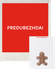 PREDUBEZHDAI/3D наклейка Грустный Пряня