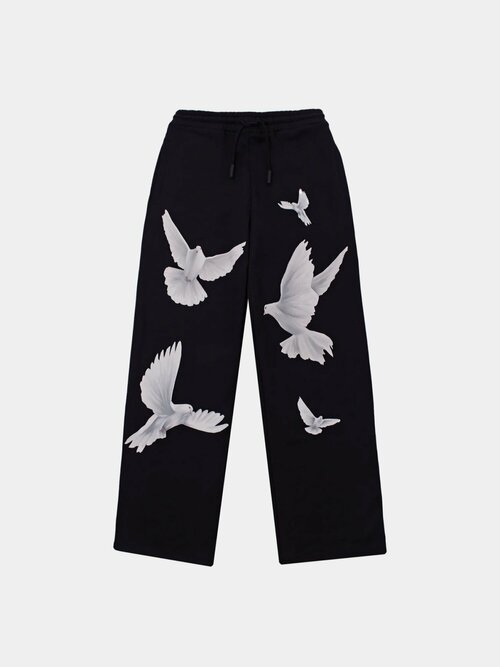 Брюки 3.PARADIS Lounge Pants Freedom Doves, размер XL, черный