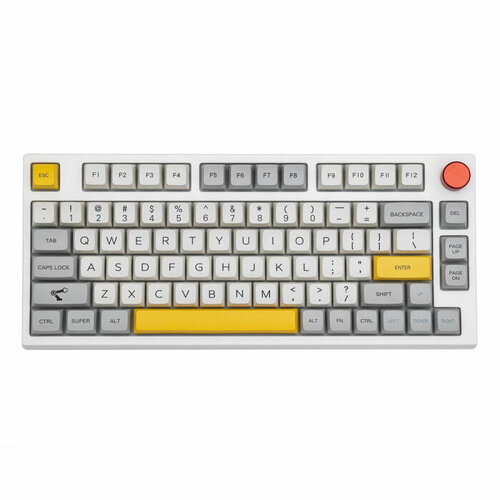 Клавиатура EPOMAKER TH80 Pro Keyboard Gateron Pro 20 Yellow White Enlightment 950000₽