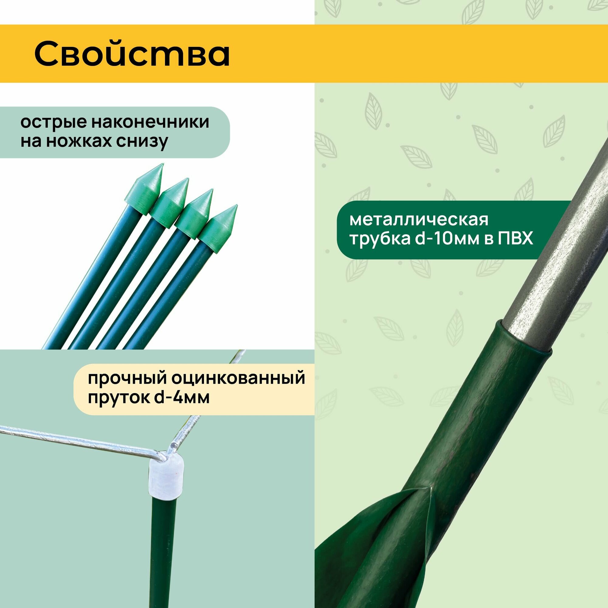 Кустодержатель квадрат h-0,75 b-0,60 (3 шт) - фотография № 3