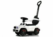 Детская каталка RiverToys Mercedes-Benz G63 с ручкой VIP Z001ZZ-B (Белый бриллиант)