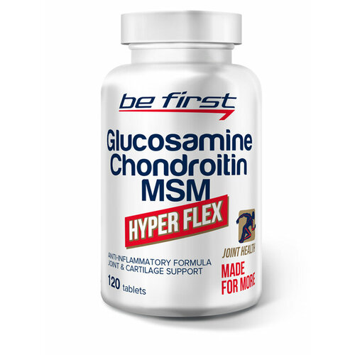 Glucosamine+Chondroitin+MSM Hyper Flex, 120 таблеток protein company glucosamine chondroitin msm 120 таблеток лимон
