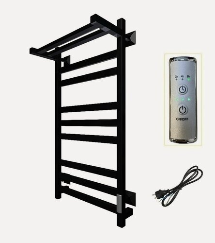 Изображение товара Полотенцесушитель электрический Пэк сп 21 кв П 80х50 черный ВГП