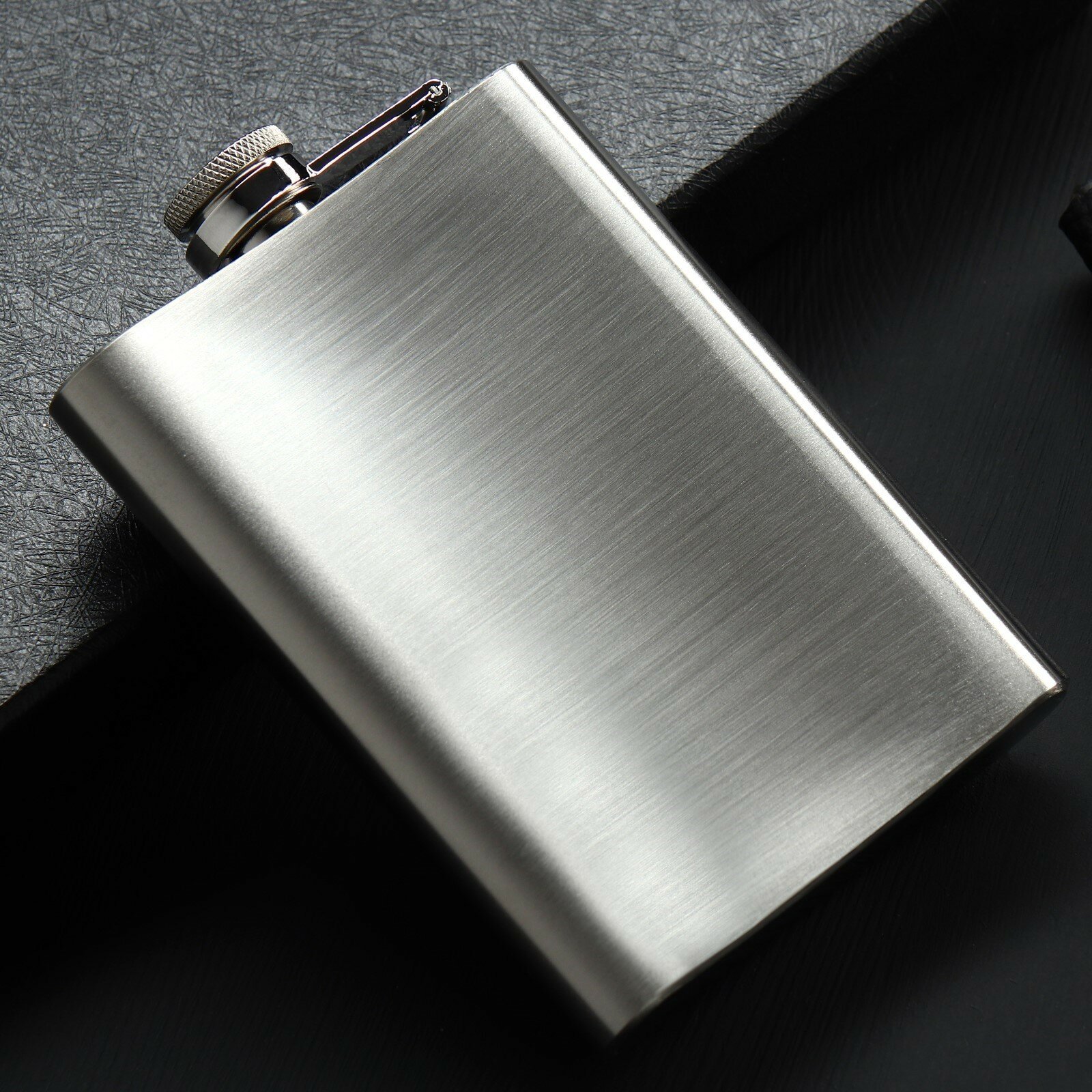 Фляжка "Медведь", 240 мл, нержавеющая сталь, серебристый, на подарок — фото 1