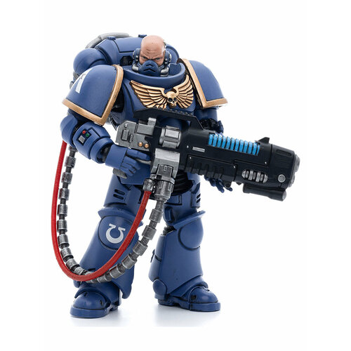 Фигурка JOYTOY Warhammer 40K Ultramarines Hellblasters Brother Torsus 1:18 фигурка warhammer 40k ultramarines hellblasters brother paxor 1 18