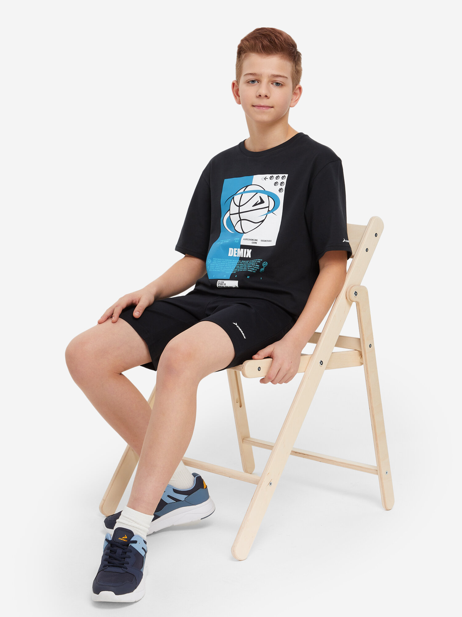 Шорты Demix, размер 110-116, черный — фото 1