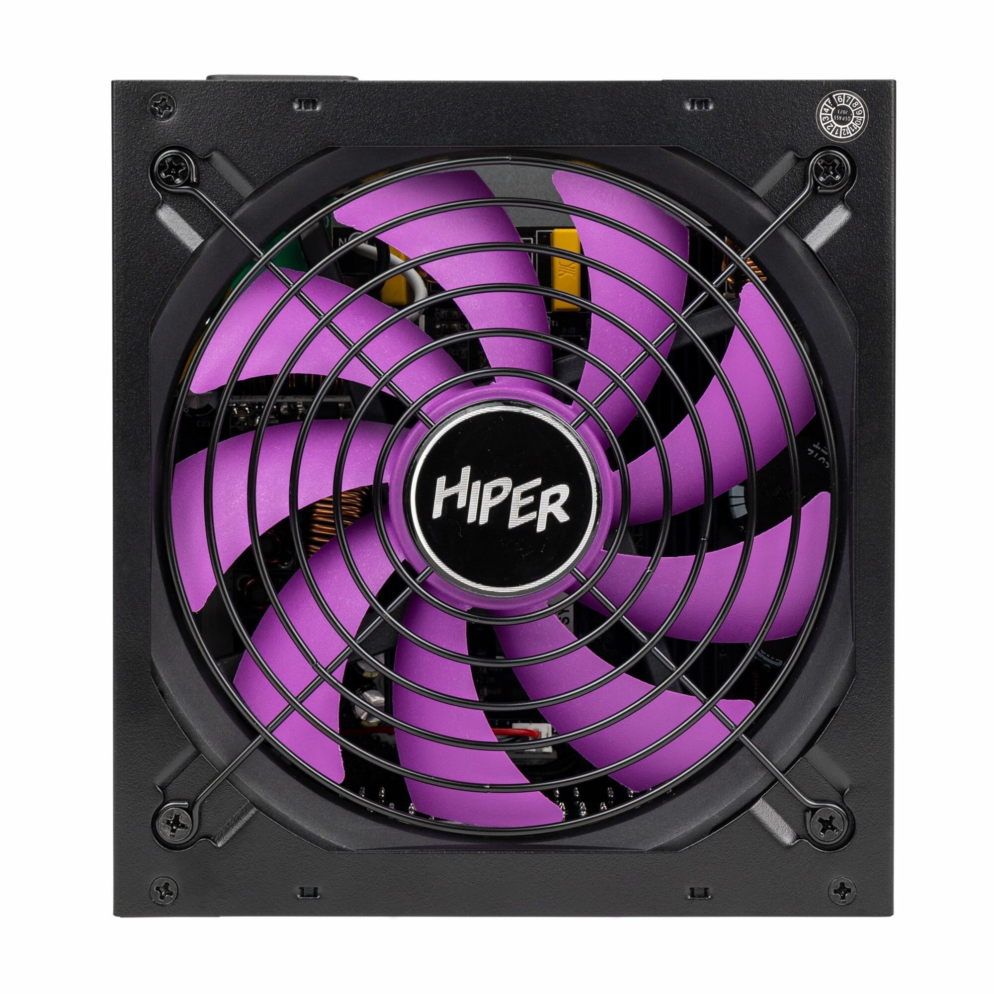 PSU HIPER HPB-800FM (ATX 2.31, 800W, ActivePFC, 140mm fan, Full-modular, Black) BOX - фото №5