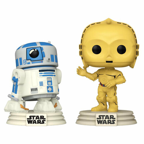 Фигурка Star Wars Clone Wars Funko POP! D100 Retro Reimagined R2-D2 and C-3PO (Exc) 2pack