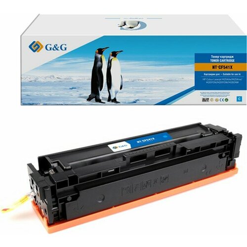 Картридж G&G GG-CF541X для HP CLJ M254dw/M254nw/M281FDN/M281FDW/M280NW, с чипом (2500стр)