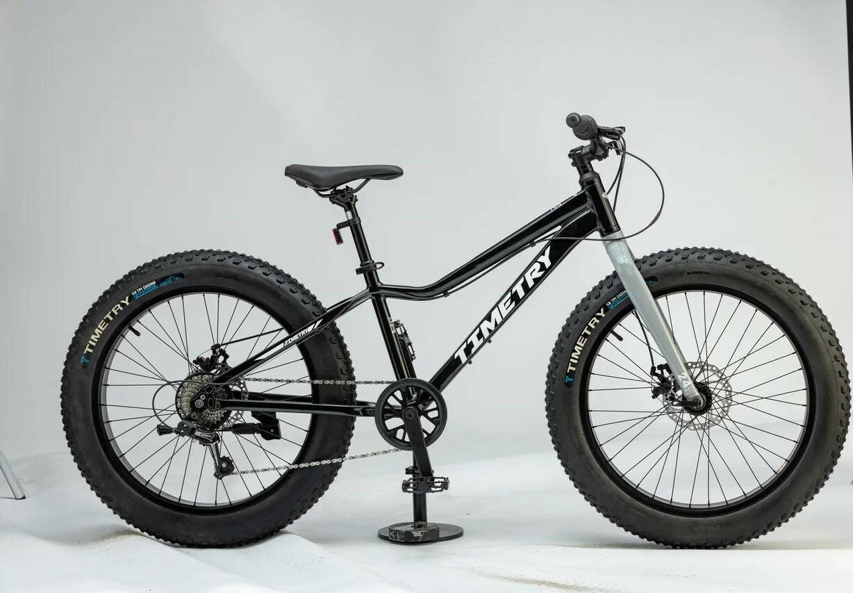 Велосипед фэтбайк Fatbike Time Try TT215/7s 20" Алюминиевая рама 12", черный