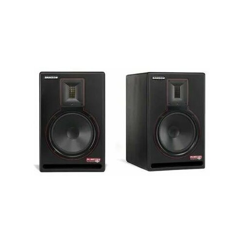 Samson RUBICON 8a пара активных 2-х полосных студийных мониторов 8 НЧ2ВЧ твитер 40гц-27кгц 75 ватт размеры 437х284х305 мм вес 1202 кг 5637700₽