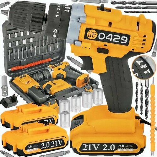 Дрель-шуруповерт аккумуляторная Majster Polska MP-0429 20 В 1200000₽