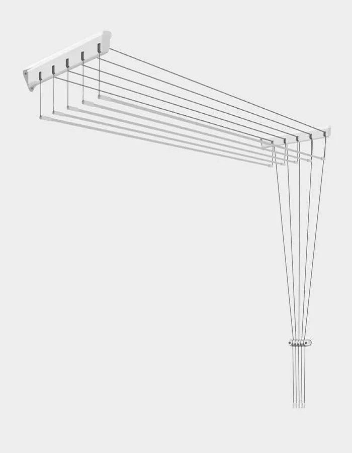 Сушилка для белья настенная 200см, 5 линий